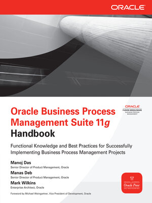 cover image of Oracle Business Process Management Suite 11g Handbook